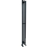 Полотенцесушитель Ростела Слим 1/2" 3 перекладины 12x150 см (черный)