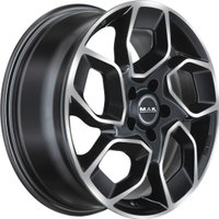 Литые диски MAK Express 17x7" 5x118мм DIA 71.1мм ET 45мм Black Mirror