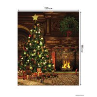 Скатерть JoyArty Праздник у камина tcox_381929_120x145