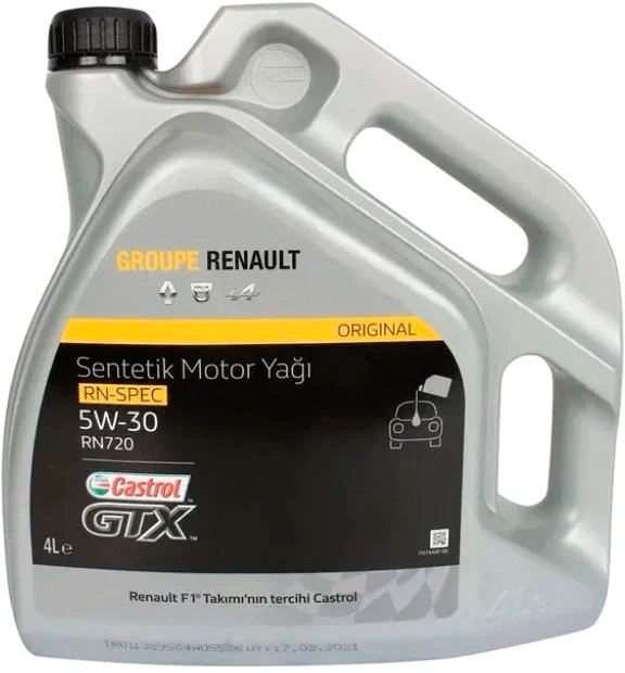 

Моторное масло Renault RN720 5W-30 4л