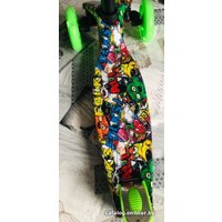 Трехколесный самокат Scooter Maxi 036Z (салатовый/принт)