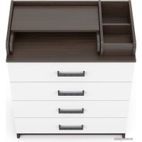 Детский комод Атон Мебель Marvin (бодяга темный/белый)