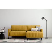 Угловой диван Divan Маркфул Velvet Yellow 134902 (желтый)