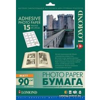 Самоклеящаяся бумага Lomond Самоклеющаяся А4 15 дел 90 г/кв.м. 25 листов 2212063