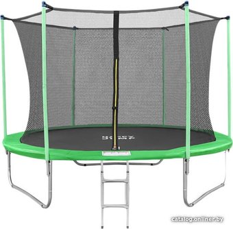 Батут Happy Jump 10ft-i Pro 312 см с внутренней сеткой и лестницей