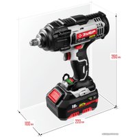 Гайковерт Зубр ГУЛ-401 К (с 1-м АКБ, кейс)