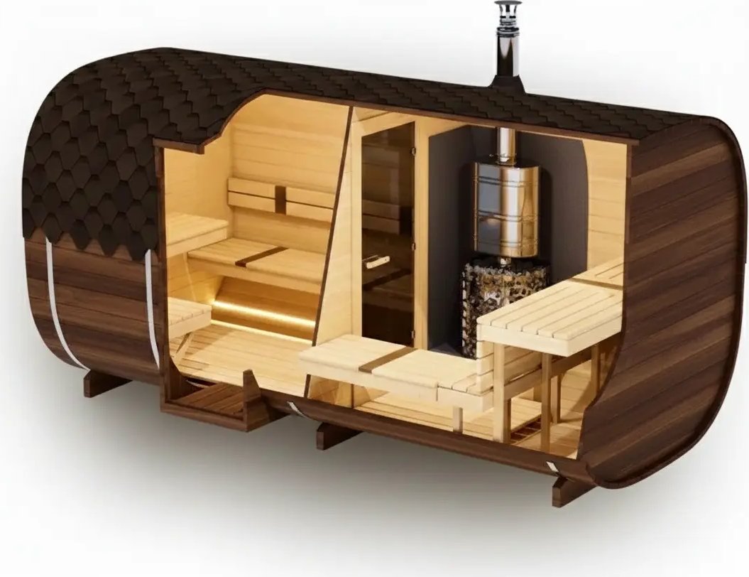 Квадробочка Woods квадро 4 метра (боковой вход)