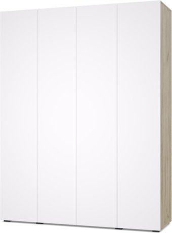 Шкаф распашной Modern Челси Ч41 (серый дуб/белый)