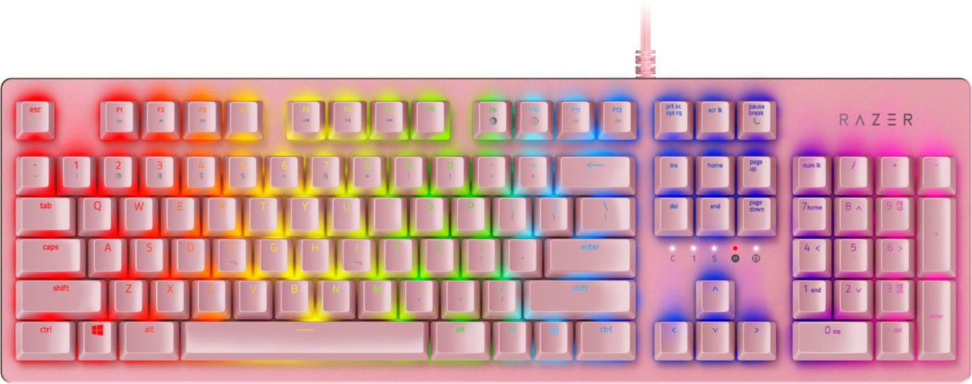 

Клавиатура Razer Huntsman (розовый, нет кириллицы)