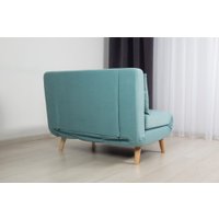 Диван DiArt Элли 1000 (велюр Selfie aquamarine/ножки светлые)