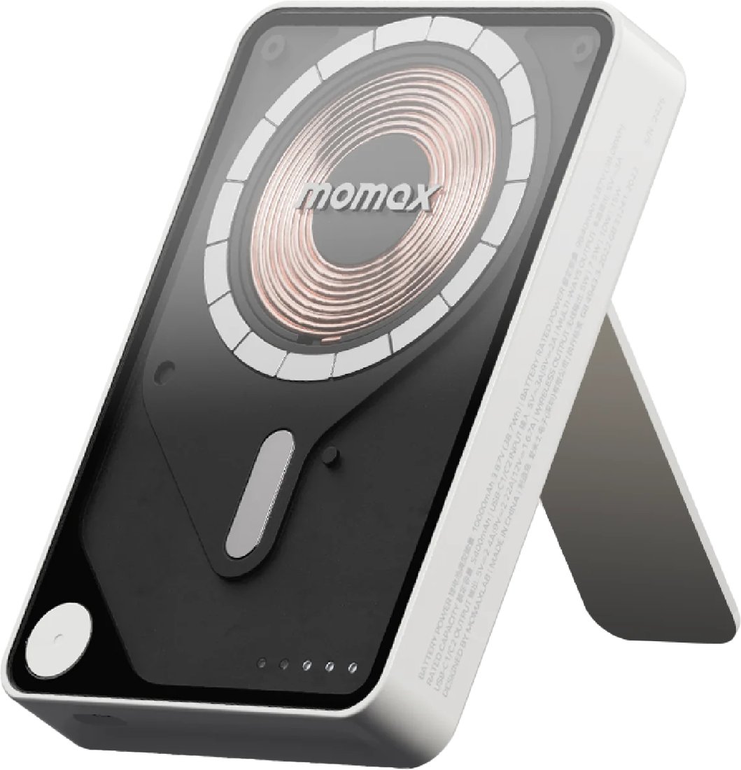 

Внешний аккумулятор Momax 1-Power X Pro+ Magnetic Built-In USB-C IP132 10000mAh (белый)