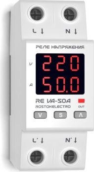 Реле напряжения RostokElektro VА-50А RE