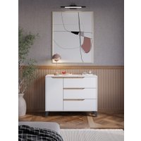 Тумба ЭлиГард Eyva 1D3S (белый)