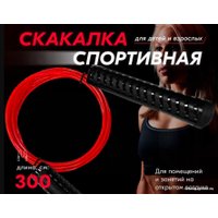 Скакалка Profitnesslab 13909 (3м, красный)