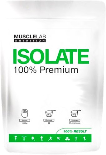 Протеин сывороточный (изолят) Musclelab Isolate Protein 100% Premium (1000 г, клубника)