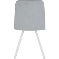 Стул Listvig Фин (светло-серый camaro 09/белый ткань)