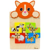 Бизиборд Alatoys Настенная бизидоска Котик ББ602