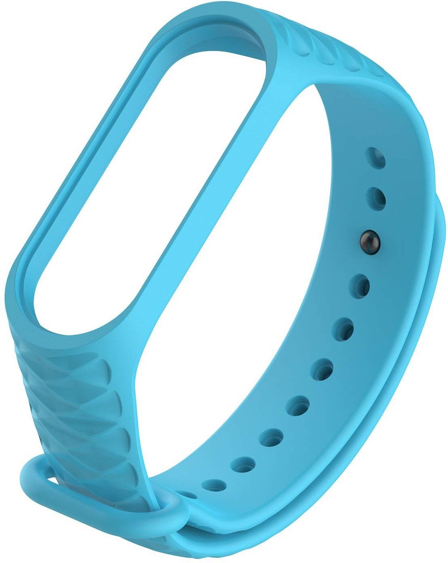 

Ремешок Xiaomi ребристый для Mi Band 3 (голубой)