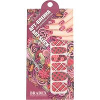 Пленка для дизайна ногтей Bradex Шотландка KZ 0381