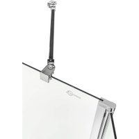 Стеклянная шторка для ванны Saniteco SN-21-140 140x120 (прозрачное стекло)