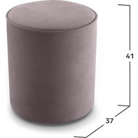 Пуфик Mio Tesoro 132 (бежевый Velutto 22)