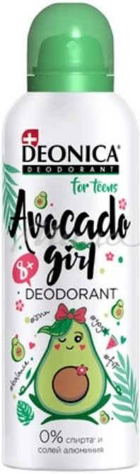 

Дезодорант-спрей Deonica For Teens Avocado Girl 125 мл