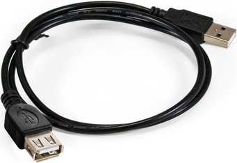 Удлинитель ExeGate EX-CC-USB2-AMAF-0.5 USB Type-A - USB Type-A (0.5 м, черный)