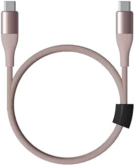 

Кабель Solove DW3 USB Type C - USB Type C (1 м, розовый)