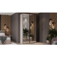 Шкаф-купе Трия Оскар Т2 1200 271155 (ручка черная/кашемир) в Солигорске