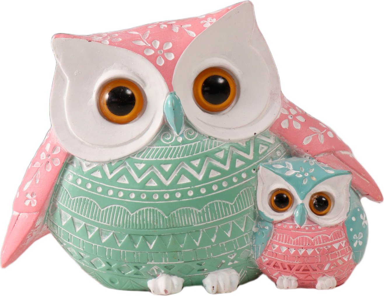 Статуэтка Sima-Land Цветной филин с птенцом 10323421