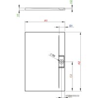 Душевой поддон Radaway Giaros D 100x80 [MKGD1080-03]