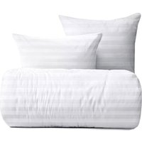 2-спальный комплект постельного белья с евро простыней ЦУМ 1947 2сп 50x70 (белый)