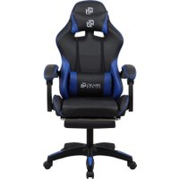 Игровое (геймерское) кресло Оклик Camper (черный/синий)