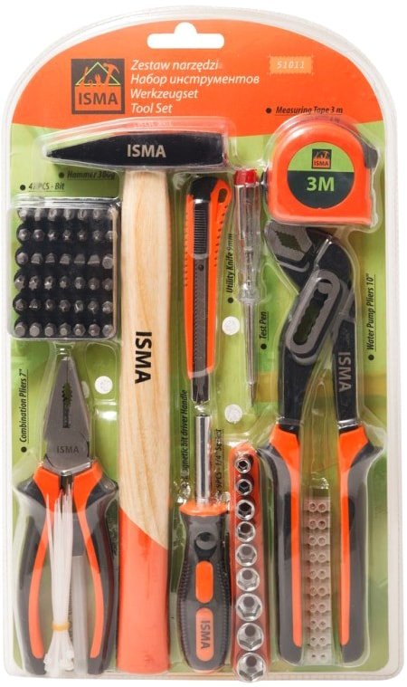 

Набор домашнего мастера ISMA 51011 (101 предмет)