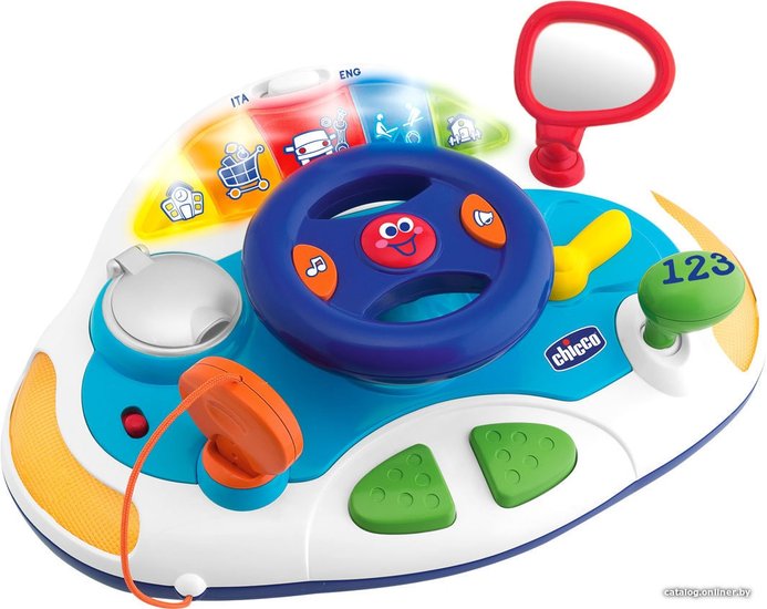 Chicco Говорящий руль 00060084000180 интерактивную игрушку купить в Минске
