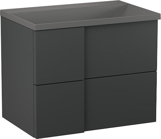 

Lauter Тумба под умывальник Nelli 70 (антрацит п/мат)