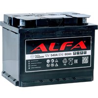Автомобильный аккумулятор ALFA Standard 60 R+ (60 А·ч)