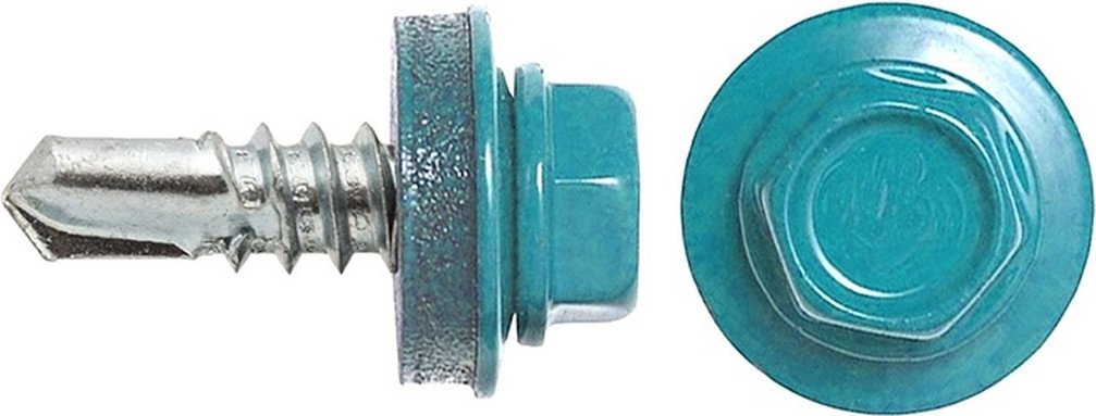 

Саморез Admiral Кровельный 4.8x29 RAL 5021 (200шт, бирюзовый)