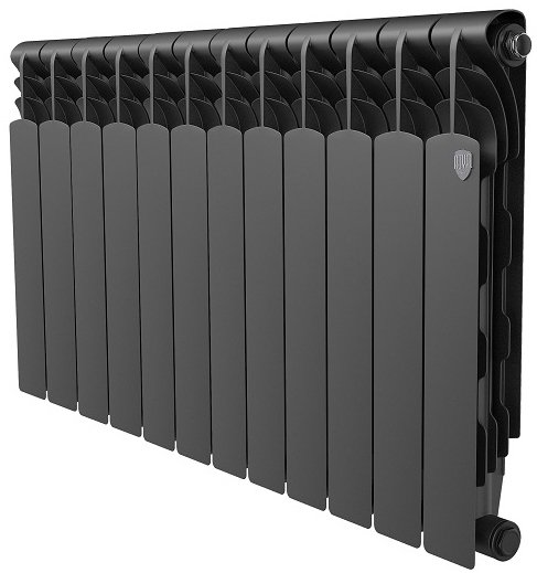 

Биметаллический радиатор Royal Thermo Revolution Bimetall 500 2.0/Noir Sable (12 секций)