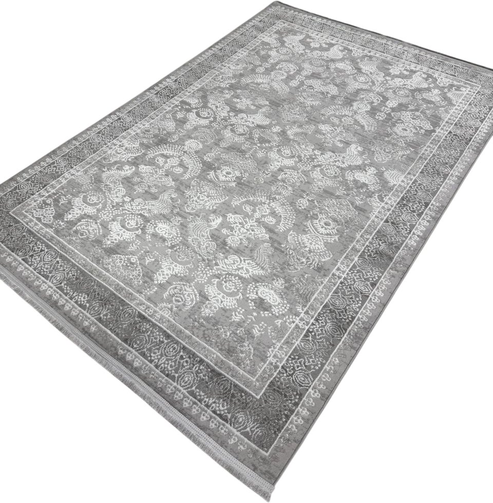 

Ковер для жилой комнаты Radjab Carpet Афина Прямоугольник 9008A 12790RK (2x2.9, Grey/Cream)