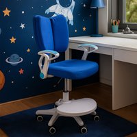 Детское ортопедическое кресло AksHome Pegas (синий)