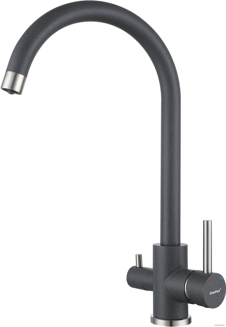 Смеситель GranFest QUARZ GF-Z5420 (темно-серый)
