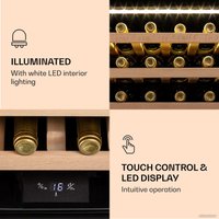 Винный шкаф Klarstein Vinsider 24 Built-In Uno (серебристый)