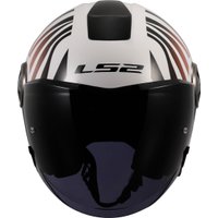 Мотошлем LS2 OF620 Classy Cool (M, белый/красный)