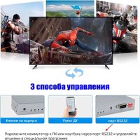 Переключатель USBTOP 4K HDMI Matrix 4x4 with Audio