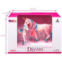 Набор фигурок Masai Mara Мир фэнтези. Семья фиолетовых единорогов MM206-421