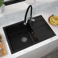 Кухонная мойка ZorG Apollo 78 (черный опал)