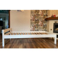 Кровать Dyatel Навия 90x200 с настилом HF-BS-063-WH (белый)