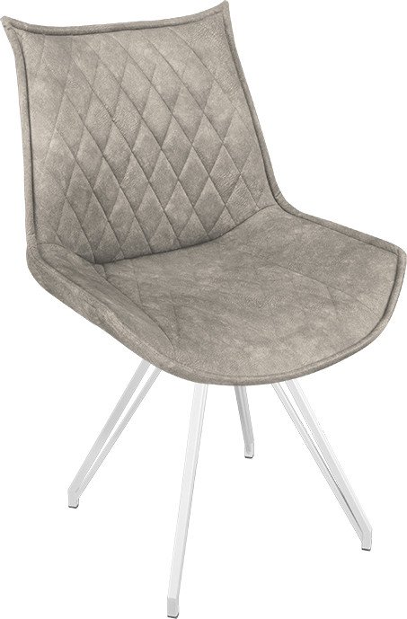 

Стул Трия Фэнди К4 (белый матовый/микровелюр Wellmart Dark Beige)