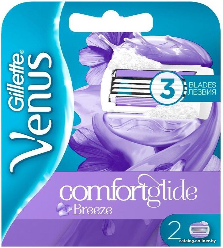 Сменные кассеты для бритья Gillette Venus ComfortGlide Breeze (2 шт) 7702018886432